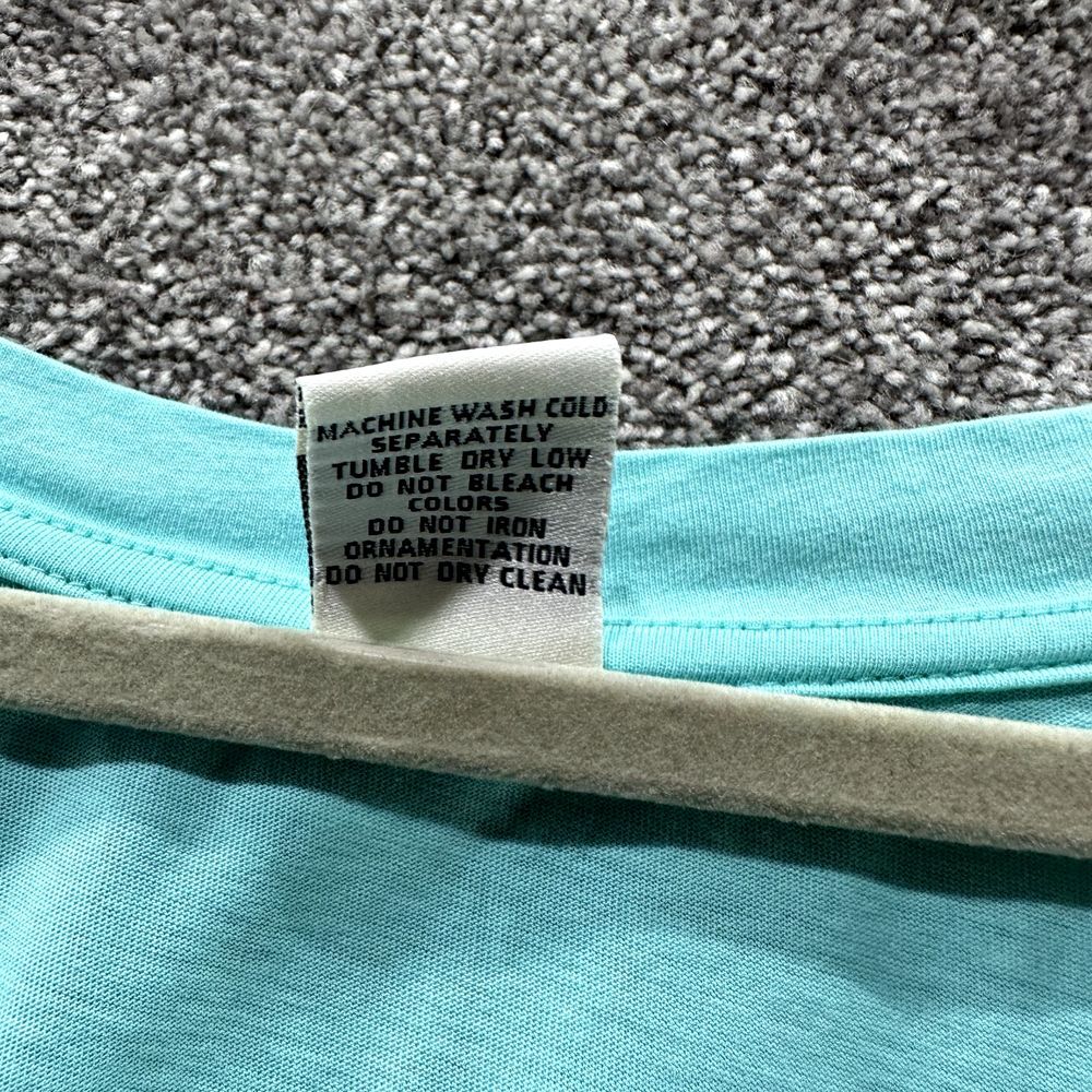 Rainforest‎ Cafe T-Shirt Top Small Blue Pocket Tee Beach Sequin Casual Souvenir - Picture 6 of 9